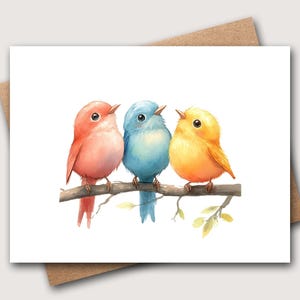 Bird Note Cards | Bird Notecards | Nature Note Cards | Nature Notecards | Bird Stationery | Bird Stationary | Watercolor Bird Cards