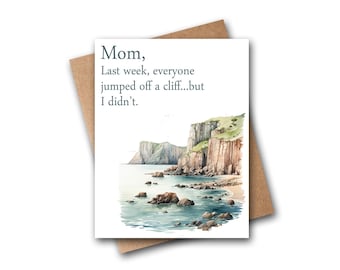 Funny Mother's Day Card | Mother's Day Card | Happy Mother's Day Card | Funny Card For Mom | Mothers Day Card | Funny Mother's Day Gift