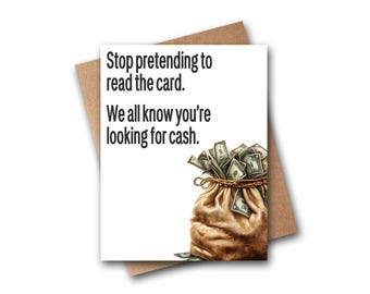 Funny 16th Birthday Card | 18th Birthday | Teen Birthday Card | Daughter Birthday | Son Birthday Card | Stop Pretending To Read The Card