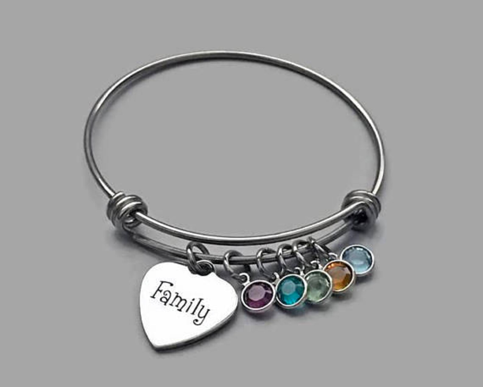 Family Charm Bracelet Family Bracelet Family Tree Bracelet Etsy