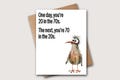 Funny 70th Birthday Card | 70th Birthday Card | Dad Birthday Card | Brother Birthday Card | Funny Getting Older | Bird Birthday Card