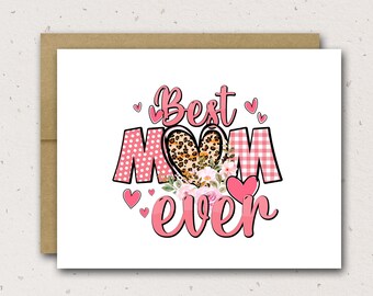 Mother's Day Card | Mothers Day Card | Best Mom Ever | Funny Mom Birthday Card | Mom Birthday Card | Funny Birthday Card | Funny Mom Card