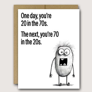 70th Birthday Card | Funny 70th Birthday Card | Dad Birthday Card | Brother Birthday Card | Funny Getting Older | 1954 Birthday Card