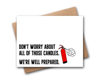 Funny 70th Birthday Card | Funny 60th Birthday Card | Funny 70th Birthday Card | Funny 80th Birthday Card | Funny Getting Older Card | Fire