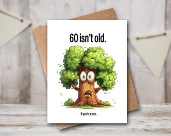 Funny 60th Birthday Card | 60th Birthday Card | Sarcastic 60th Birthday Card | Happy 60th Card | Funny Birthday Card | Sarcastic Cards