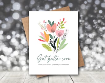 Funny Get Well Card Coworker | Get Better Soon I Know You're Not Sick Card | Get Well Card | Sarcastic Cards | Funny Coworker Cards