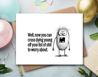 Funny 50th Birthday Card | 50th Birthday Card | 1974 Card | 60th Birthday Card | Funny Getting Older Card | Funny 50th Birthday Gift