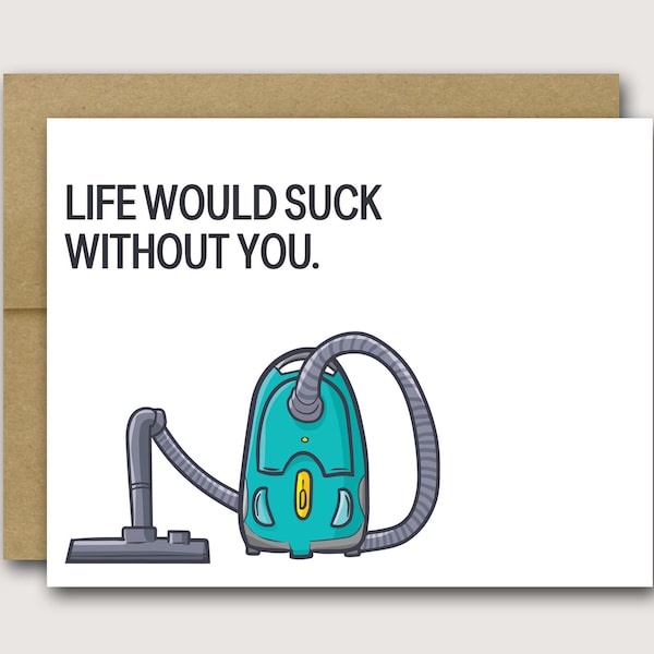 Funny Friend Card | Card For Friend | Funny Friendship Card | Funny Pun Cards | Life Quotes Card | Funny Quotes Card | Just Because