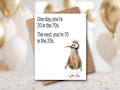 Funny 70th Birthday Card | 70th Birthday Card | Dad Birthday Card | Brother Birthday Card | Funny Getting Older | Bird Birthday Card