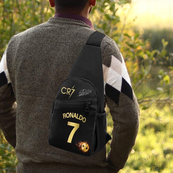 RONALDO 背番号7 ポルトガル バックパック ロナウド 背番号7 リュック ブラック - メルカリ
