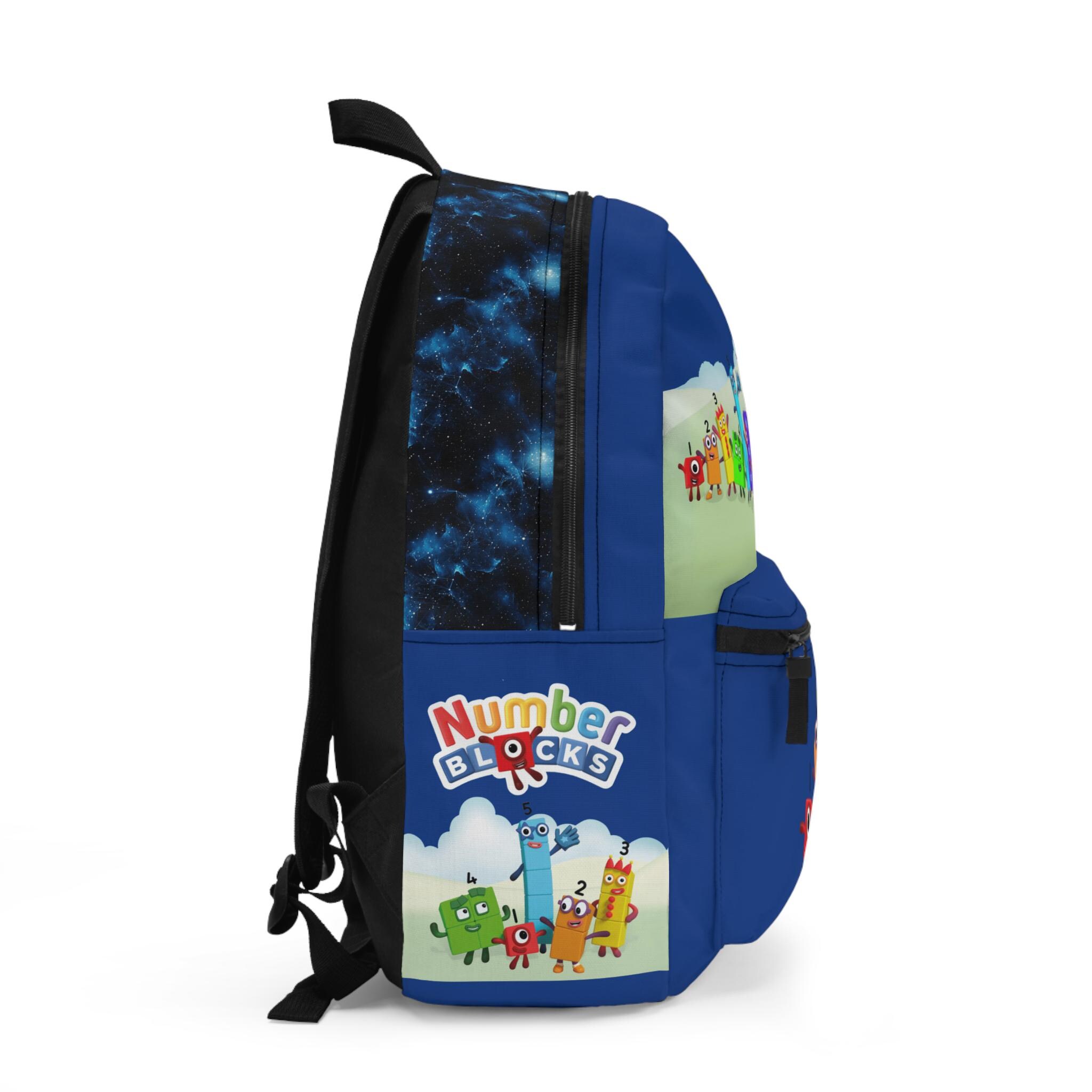 Numberblocks Galaxy Backpack, Kids School Bag, Cartoon Character ...