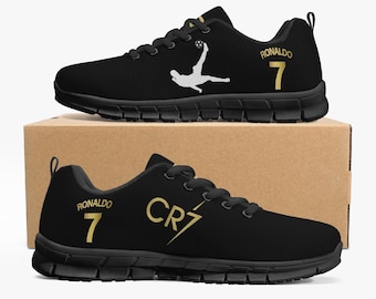 Ronalo Classic Leichte Mesh-Turnschuhe - Weiß / Schwarz