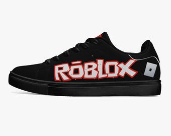 ROBLOX Low-Top Leather Sneakers - White/Black
