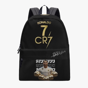 Ronaldo-stil polyesterryggsäck: Unisex resor, skola, sport