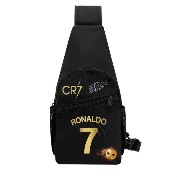 RONALDO 背番号7 ポルトガル バックパック ロナウド 背番号7 リュック ブラック - メルカリ