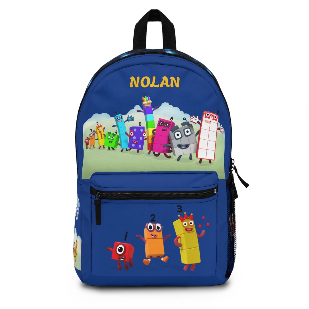 Numberblocks Galaxy Backpack, Kids School Bag, Cartoon Character ...