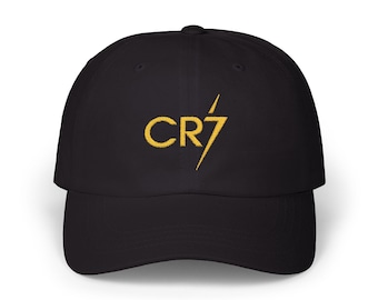 Ronaldo Embroidered Baseball Cap: CR7 Sports Dad Hat