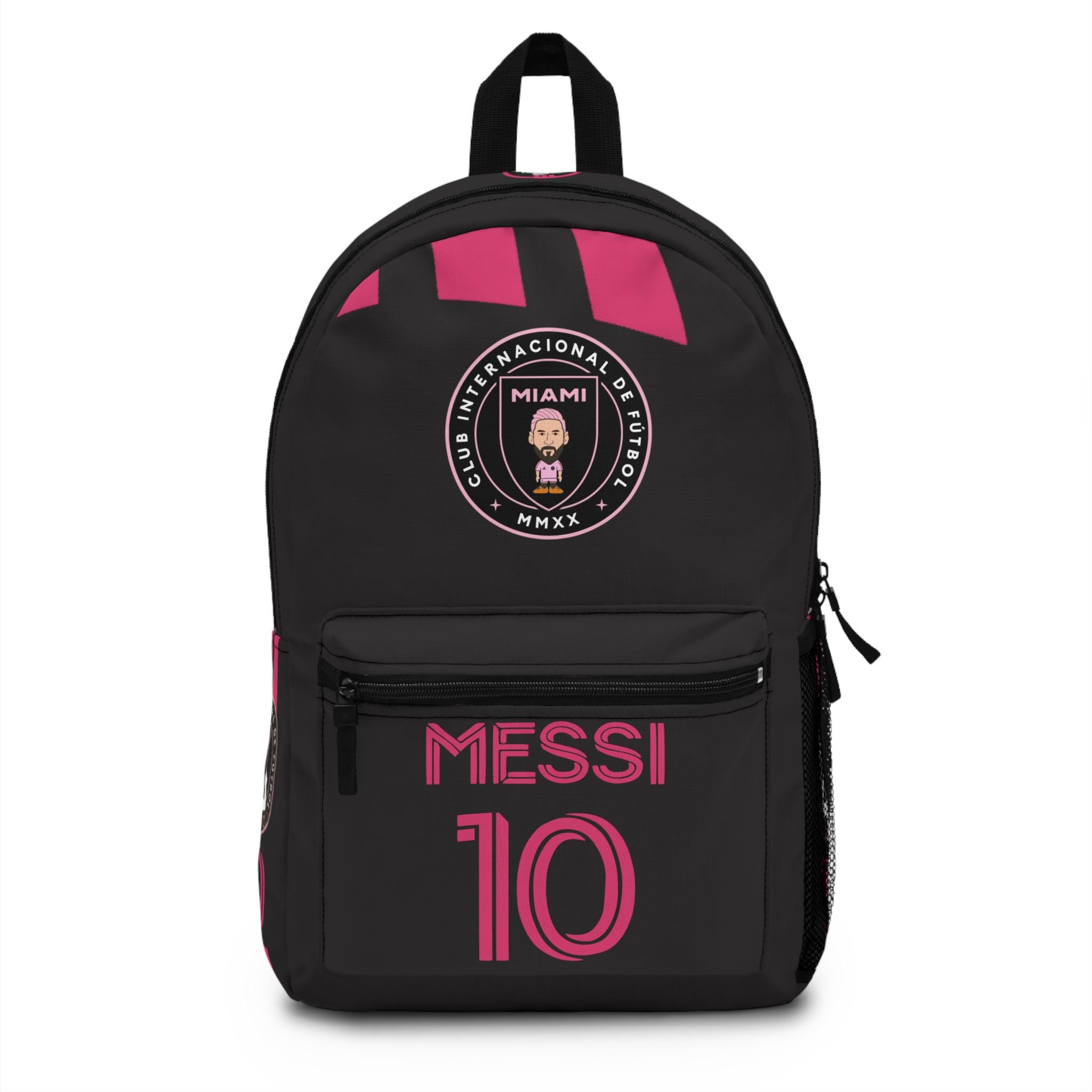 Messi Inter Miami Backpack: Soccer Fan Travel Rucksack