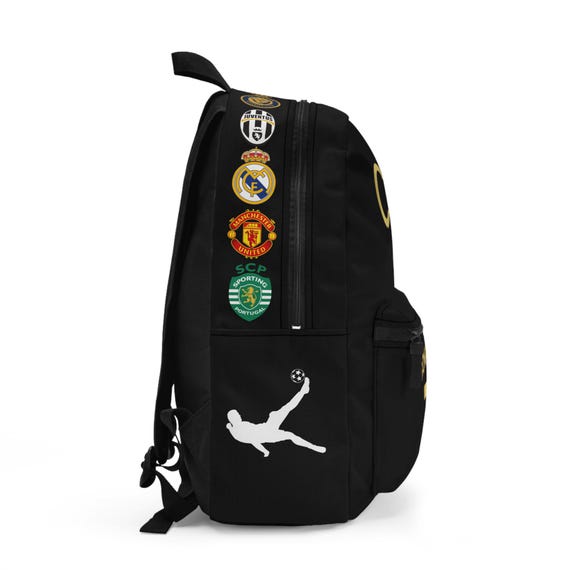 Ronaldo CR7 Soccer Backpack: Kids Sports School Bag