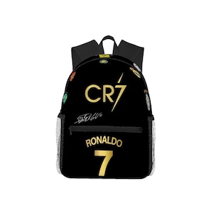 Sac à dos Oxford inspiré de Ronaldo, cartable en toile, sac à dos de voyage