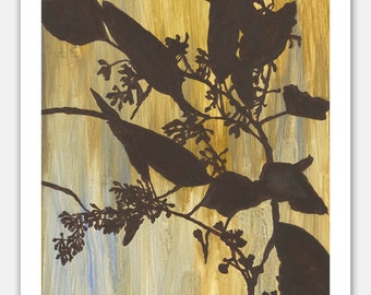 Botanical print - Eucalyptus - Ready to frame - 8x10