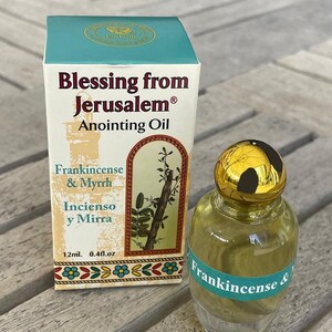 Anoiting oil from the holy land