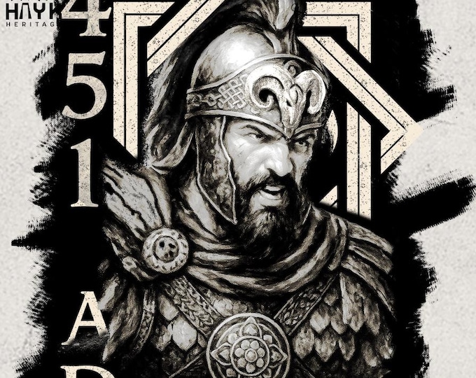 Featured listing image: Armenian Pride T-Shirt: Vardan Mamikonian, Battle of Avarayr 451 AD