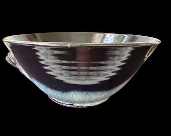 Cindy Clarke Out of the Fire Studio Pottery Bowl Signed Canadian Art Pottery