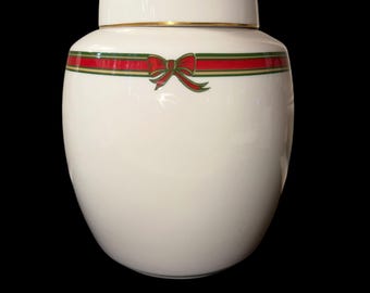 Vintage Royal Doulton Ribbon TC1171 Ginger Cookie Jar Lid 1986 England