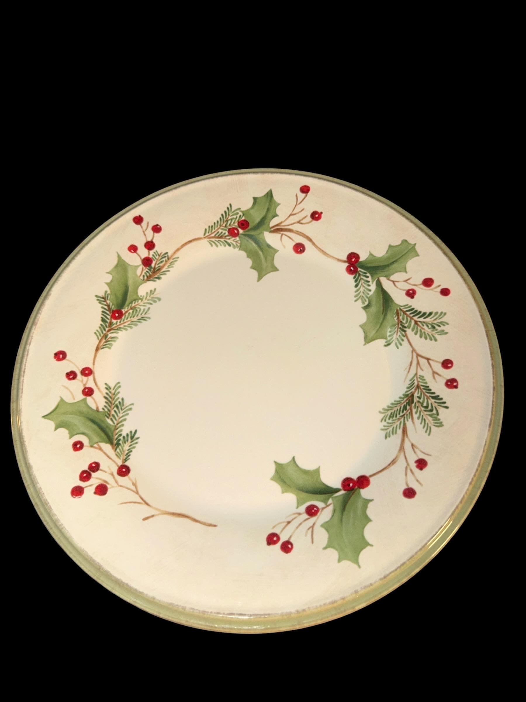 Vintage Lenox Christmas Dinnerware - Etsy