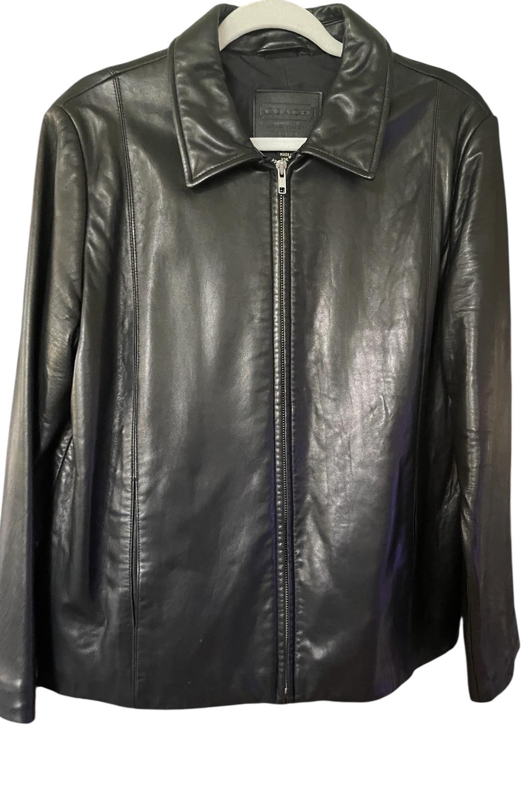 80s coach vintage レザージャケット Vintage Coach Leather Jacket - Etsy