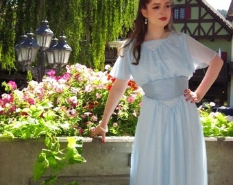 Maria's Gazebo Dress Pattern - Sound of Music Costume Pattern ~ 1930s/1940s Vintage Dress Digital Download