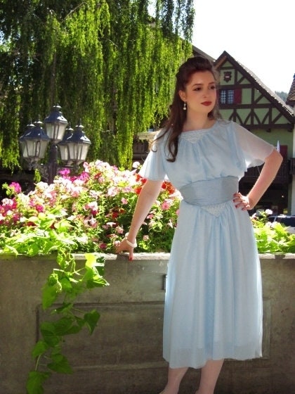 sound of music maria's blue dress Maria Sound of Music Dress
