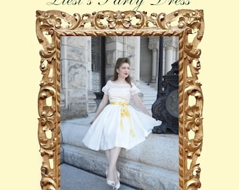 Liesl's Party Dress Pattern - 1940s Sound of Music Costume (Paper Pattern)