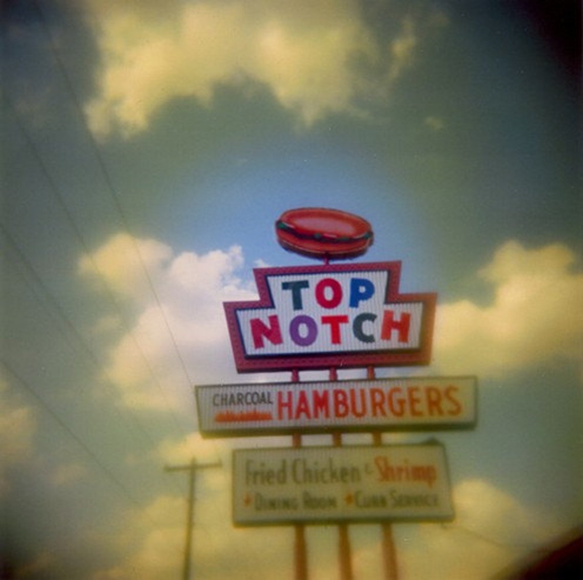 dazed and confused at top notch burger AUSTIN TEXAS 5x5 fine Etsy