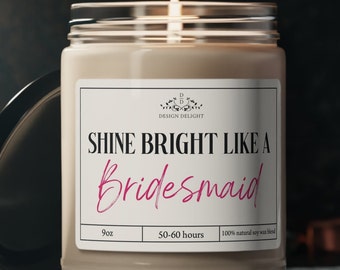 Bridesmaid Gift,Bridesmaid Proposal Candle,Bridesmaid Giftful,Maid Of Honor Candle,Bridesmaid Gifted,Matron of Honor Gift,Jr.Bridesmaid Gift
