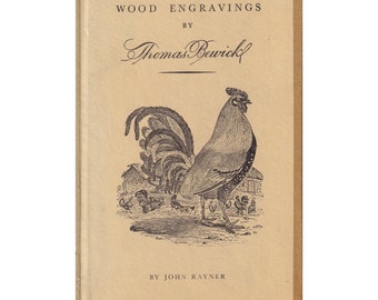 Königspinguin-Buch – Holzstiche von Thomas Bewick von John Rayner, 1947 – Erstausgabe – Farbtafeln – Buch-Geschenkidee
