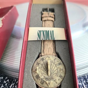 Fossil Sundial Watch - Etsy