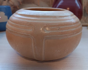 Rare Roseville Matt Pottery Bowl CA 1920s