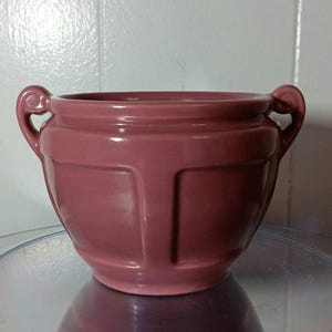 Roseville Pottery Matt Jardiniere 548-4 Late 1920s With Sticker