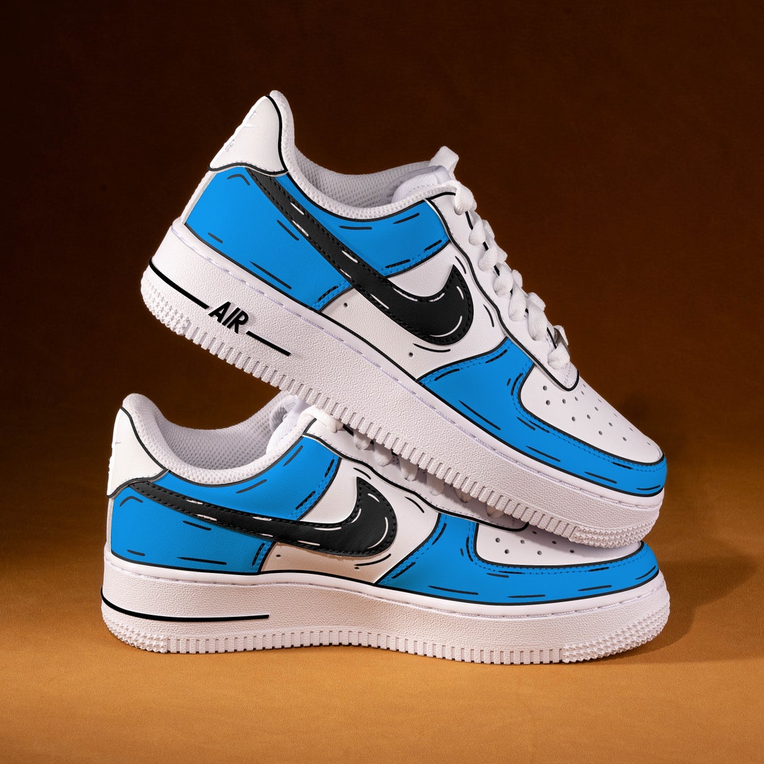 custom nike air force 1 blue
