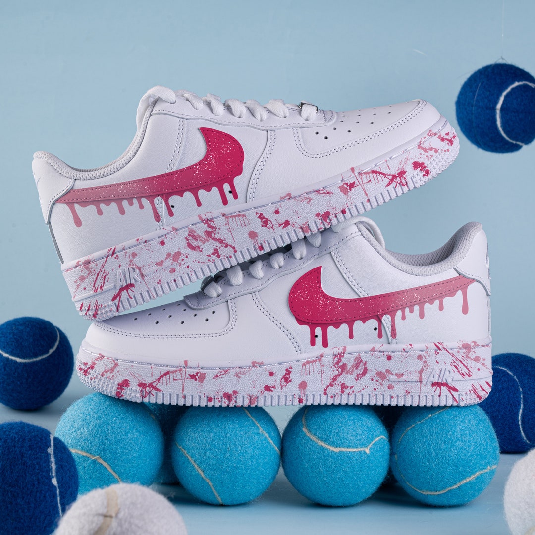 custom nike air force 1 pink