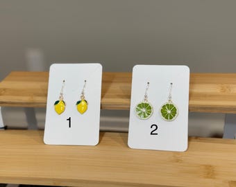 Lemon Earrings (comes with back)