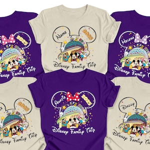 Disney Epcot 2025 Shirt, Custom Disney World Epcot Shirt, Disney Family Matching Shirt, World Traveler Shirt, Personalized Disney Trip Shirt
