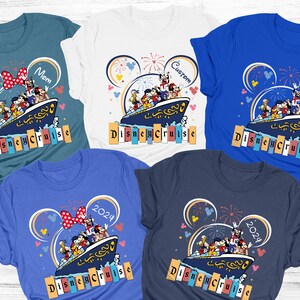 Benutzerdefinierte Disney Cruise Shirt, Mickey Cruise Shirts, Disney Cruise Familie Passende Shirt, Disney Cruise Group T-Shirts, Dream Cruise, Minnie Cruise