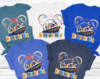 Maglietta personalizzata coordinata per la famiglia Disney Cruise, maglietta del gruppo Mickey