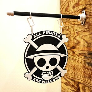 One Piece logo a bandiera