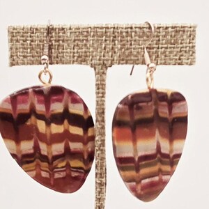 Corinne, polymer clay earrings