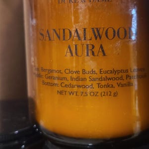 Sandalwood Aura Candle