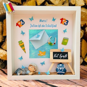 Personalisiertes kreatives Geldgeschenk zum Schulanfang